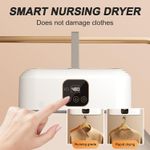 Market - Spalare si intretinere rufe - Uscatoare de rufe si accesorii - Uscator de Haine Portabil BYNOVIS®, Capacitate 10KG - 9-12 haine, Temperatura constanta, Putere MAX 600W, Uscare rapida, Timer, Compact, Calitate premium, Sac Lavabil, Pentru orice tip de haine, Lampa - Infinity.ro