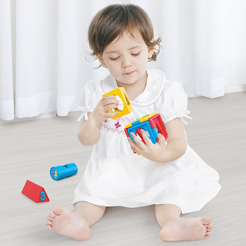 Jucarii, Copii si Bebe - Jucarii si jocuri - Jucarii & jocuri educative - Jocuri de memorie si inteligenta - Joc cubul logic - Infinity.ro