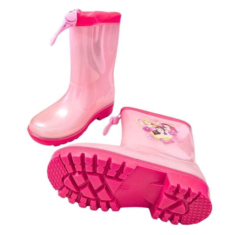 Fashion, accesorii si bijuterii - Copii - Incaltaminte copii - Ghete si cizme copii - Cizme din cauciuc pentru fete, Perletti, model Princess, colectia Disney Princess, 30-31 EU - Infinity.ro