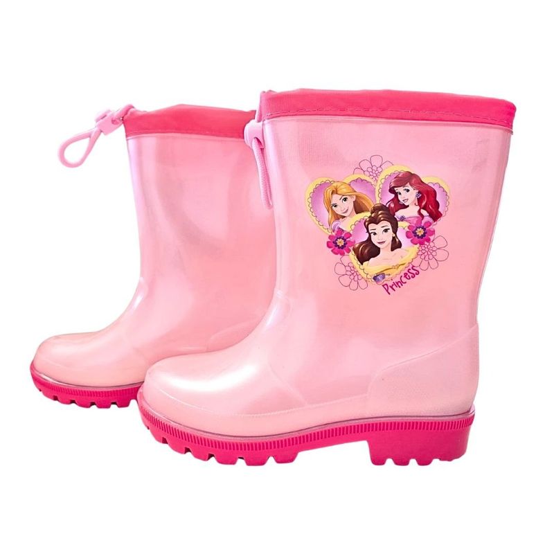 Fashion, accesorii si bijuterii - Copii - Incaltaminte copii - Ghete si cizme copii - Cizme din cauciuc pentru fete, Perletti, model Princess, colectia Disney Princess, 30-31 EU - Infinity.ro