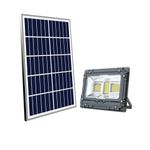 Casa si Gradina - Corpuri si surse de iluminat - Iluminat exterior - Lampi solare - Proiector cu panou solar, impermeabil, din aluminiu, cu telecomanda si temporizator , putere:  60W - Infinity.ro