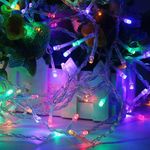 Casa si Gradina - Decoratiuni - Decoratiuni de sezon - Instalatie pentru Craciun perdea luminoasa 4m, 196 led-uri , set: 1 buc, tip lumina: RGB-multicolor - Infinity.ro