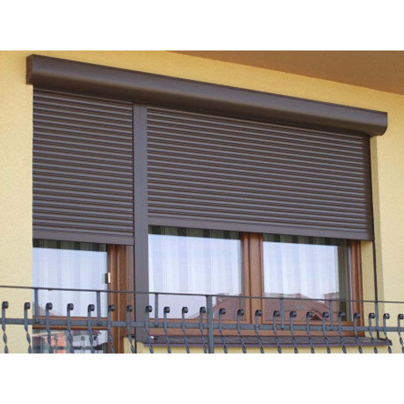 Casa si Gradina - Textile si covoare - Rulouri si jaluzele - Rulou exterior aluminiu, Italbox, 80x120cm, maron - Infinity.ro