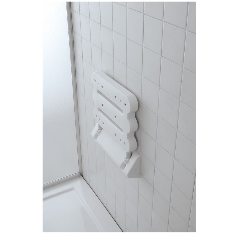Casa si Gradina - Sanitare - Suporturi si accesorii baie - Accesorii baie - Scaun pentru dus, rabatabil, aluminu si abs, Comfort - Infinity.ro