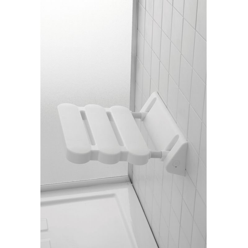 Casa si Gradina - Sanitare - Suporturi si accesorii baie - Accesorii baie - Scaun pentru dus, rabatabil, aluminu si abs, Comfort - Infinity.ro