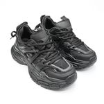 Fashion, accesorii si bijuterii - Femei - Incaltaminte femei - Sneakers si tenisi femei - Pantofi sport De dama ,cu insertii de plasa,D1343, Negru 37 - Infinity.ro