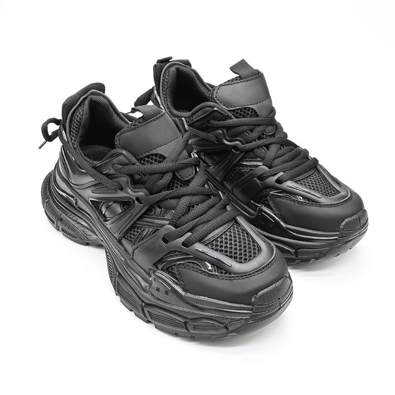 Fashion, accesorii si bijuterii - Femei - Incaltaminte femei - Sneakers si tenisi femei - Pantofi sport De dama ,cu insertii de plasa,D1343, Negru 37 - Infinity.ro