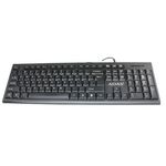 PC, gaming si accesorii - Periferice PC - Tastaturi - Tastatura cu fir pentru acasa si birou , culoare: negru - Infinity.ro