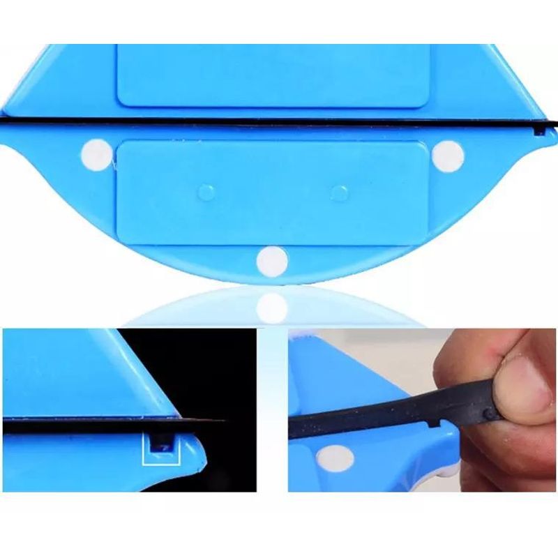 Market - Curatenie si intretinere casa - Produse bucatarie - Lavete si bureti - Instrument de curatare a geamurilor magnetic , culoare: alb/albastru - Infinity.ro