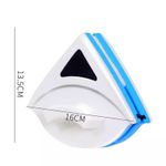 Market - Curatenie si intretinere casa - Produse bucatarie - Lavete si bureti - Instrument de curatare a geamurilor magnetic , culoare: alb/albastru - Infinity.ro