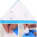 Market - Curatenie si intretinere casa - Produse bucatarie - Lavete si bureti - Instrument de curatare a geamurilor magnetic , culoare: alb/albastru - Infinity.ro