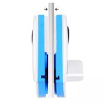 Market - Curatenie si intretinere casa - Produse bucatarie - Lavete si bureti - Instrument de curatare a geamurilor magnetic , culoare: alb/albastru - Infinity.ro