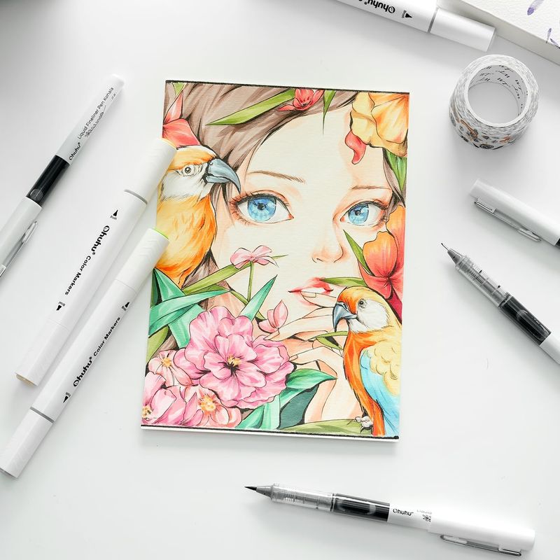 Carti si Birotica - Birotica - Instrumente de scris - Pixuri si stilouri - Ohuhu set 9 Finelinere lichide, cerneala premium negra, non toxic, uscare rapida - Infinity.ro