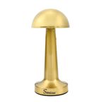 Casa si Gradina - Corpuri si surse de iluminat - Veioze si lampi - Veioze - Lampa de masa  portabila Gold ciuperca , culoare: auriu - Infinity.ro