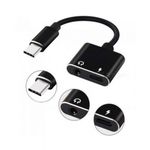 Laptop, Telefoane si Tablete - Telefoane mobile si accesorii - Accesorii Telefoane - Alte accesorii telefoane - Convertor USB-C tata la 3,5 mm / USB-C mama , culoare: negru - Infinity.ro