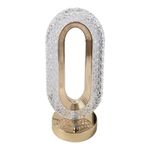 Casa si Gradina - Corpuri si surse de iluminat - Veioze si lampi - Veioze - Lampa Diamond Crystal LED , culoare: auriu - Infinity.ro