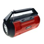 TV, Audio-Video si Foto - Portabile audio - Boxe portabile - Boxa portabila bass cu lanterna, incarcare solar si electric , culoare: rosu - Infinity.ro