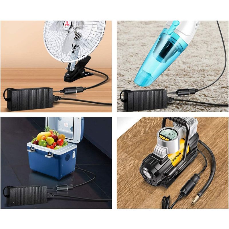 Auto si Moto - Electronice auto - Accesorii electronice auto - Convertor Priza Auto la 220V MRG MJNT614 , Invertor de la 220V la 12V, 8Ah - Infinity.ro