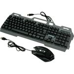 PC, gaming si accesorii - Periferice PC - Tastaturi - Kit Gaming, Tastatura si Mouse cu Iluminare RGB , culoare: negru - Infinity.ro