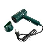 Ingrijire personala si Cosmetice - Aparate & accesorii ingrijire personala - Hair styling - Uscatoare de par - Uscator de par portabil, pentru calatorii , culoare: verde - Infinity.ro
