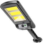 Casa si Gradina - Corpuri si surse de iluminat - Iluminat exterior - Lampi solare - Lampa solara 60w cu senzor miscare, 3 x LED COB si 2 x acumulatori , set: 3 buc - Infinity.ro