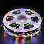 Casa si Gradina - Decoratiuni - Decoratiuni de sezon - Instalatie luminoasa pentru craciun, liniara, 50M, 240 led-uri , set: 2 buc , tip lumina: RGB-multicolor - Infinity.ro