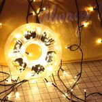 Casa si Gradina - Decoratiuni - Decoratiuni de sezon - Instalatie luminoasa tip snur cu 300 LED-uri, pentru Craciun, lungime 50m, lumina calda, set: 2 buc - Infinity.ro