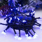 Casa si Gradina - Decoratiuni - Decoratiuni de sezon - Instalatie luminoasa tip snur cu 200 LED-uri, pentru Craciun, lungime 15m, lumina albastra, set: 1 buc - Infinity.ro