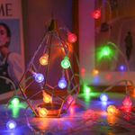 Casa si Gradina - Decoratiuni - Decoratiuni de sezon - Instalatie pentru craciun liniara, 100 leduri, 22m , tip lumina: RGB-multicolor - Infinity.ro