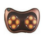 Ingrijire personala si Cosmetice - Sanatate si wellness - Articole wellness - Aparate si dispozitive de masaj - Aparat masaj electric, cervical sau lombar, incalzire infrarosu , culoare: maro - Infinity.ro