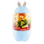 Electronice si Electrocasnice - Electrocasnice bucatarie - Mixere, tocatoare & roboti de bucatarie - Blendere si mini tocatoare - Blender electric portabil cu pahar , culoare: bleu - Infinity.ro