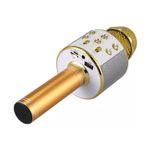 TV, Audio-Video si Foto - Accesorii TV si audio - Microfoane - Microfon karaoke fara fir , culoare: auriu - Infinity.ro