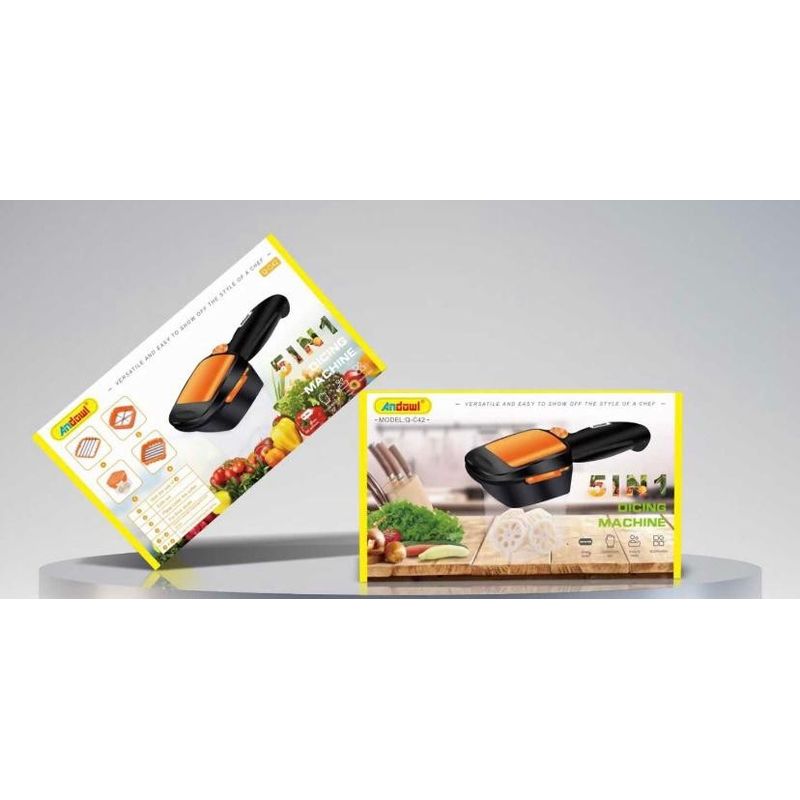 Casa si Gradina - Bucatarie si vesela - Ustensile bucatarie - Tocatoare de bucatarie - Tocator de legume din plastic , culoare: negru/galben - Infinity.ro