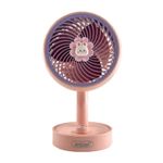 Electronice si Electrocasnice - Climatizare si sisteme de incalzire - Aparate racire aer - Ventilatoare - Ventilator de birou cu incarcare USB , culoare: roz - Infinity.ro