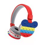 TV, Audio-Video si Foto - Portabile audio - Casti audio - Casti wireless pentru copii, bluetooth 5.0, Pop It Now , culoare: rosu - Infinity.ro