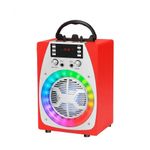 TV, Audio-Video si Foto - Portabile audio - Boxe portabile - Difuzor bluetooth cu microfon , culoare: rosu - Infinity.ro