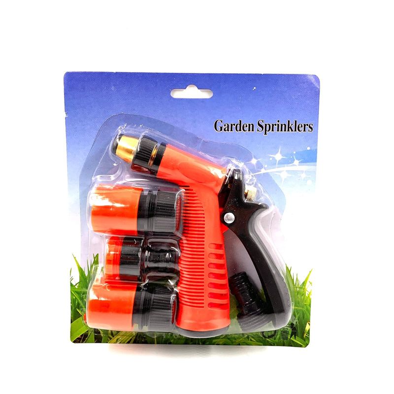 Casa si Gradina - Gradinarit si plante - Instalatii si accesorii pentru irigatii - Accesorii irigare - Pistol de pulverizare apa cu duza din alama , culoare: negru/rosu - Infinity.ro