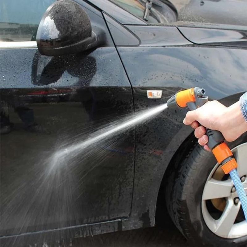 Casa si Gradina - Gradinarit si plante - Instalatii si accesorii pentru irigatii - Accesorii irigare - Pistol de pulverizare apa cu duza din alama , culoare: negru/rosu - Infinity.ro