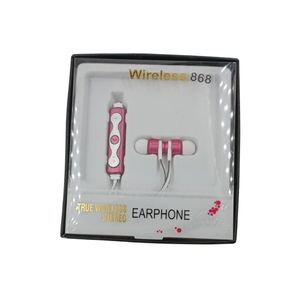 Casti bluethooth in ear , culoare: roz