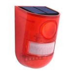 Casa si Gradina - Electrice - Smart Home - Alarme si accesorii - Alarma solara cu lumina de avertizare si senzor de miscare , culoare: rosu - Infinity.ro