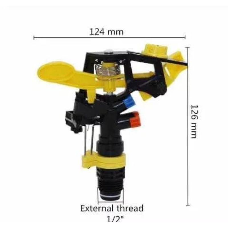 Casa si Gradina - Gradinarit si plante - Instalatii si accesorii pentru irigatii - Aspersoare - Aspersor pulsatoriu , culoare: galben - Infinity.ro
