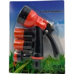 Casa si Gradina - Gradinarit si plante - Instalatii si accesorii pentru irigatii - Pistoale pentru gradina - Pistol de pulverizare apa, reglabil in 6 stiluri , culoare: negru/rosu - Infinity.ro