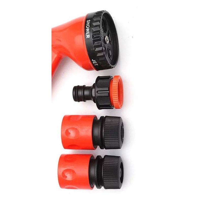 Casa si Gradina - Gradinarit si plante - Instalatii si accesorii pentru irigatii - Pistoale pentru gradina - Pistol de pulverizare apa, reglabil in 6 stiluri , culoare: negru/rosu - Infinity.ro