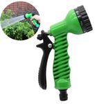 Casa si Gradina - Gradinarit si plante - Instalatii si accesorii pentru irigatii - Pistoale pentru gradina - Pistol de pulverizare apa, reglabil in 7 stiluri , culoare: negru/verde - Infinity.ro