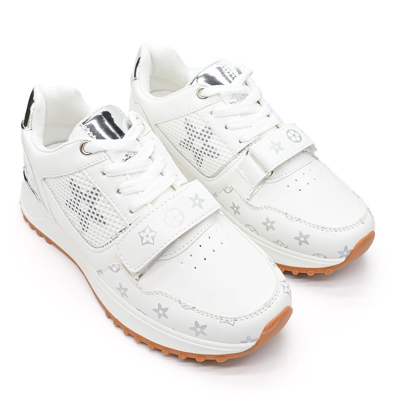 Fashion, accesorii si bijuterii - Femei - Incaltaminte femei - Sneakers si tenisi femei - Pantofi sport De dama ,cu insertii de plasa,D1342, Alb 36 - Infinity.ro
