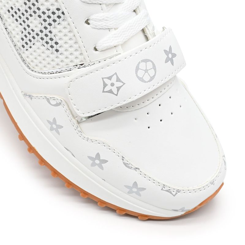 Fashion, accesorii si bijuterii - Femei - Incaltaminte femei - Sneakers si tenisi femei - Pantofi sport De dama ,cu insertii de plasa,D1342, Alb 36 - Infinity.ro