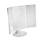 Ingrijire personala si Cosmetice - Machiaj - Oglinzi cosmetice - Oglinda reglabila cu leduri si iluminare pentru machiaj , culoare: alb - Infinity.ro