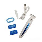 Ingrijire personala si Cosmetice - Aparate & accesorii ingrijire personala - Aparate de ras si tuns - Aparate de ras electrice - Aparat de ras cu acumulator pentru toate tipurile de piele , culoare: albastru - Infinity.ro