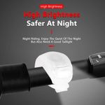 Sport si Outdoor - Ciclism - Accesorii pentru biciclete - Lumini biciclete - Lampa pentru bicicleta doua culori alb si rosu, set 2 buc , culoare: rosu/alb - Infinity.ro