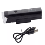 Sport si Outdoor - Ciclism - Accesorii pentru biciclete - Lumini biciclete - Lampa pentru bicicleta reincarcabila usb, rezistenta la apa , culoare: negru - Infinity.ro